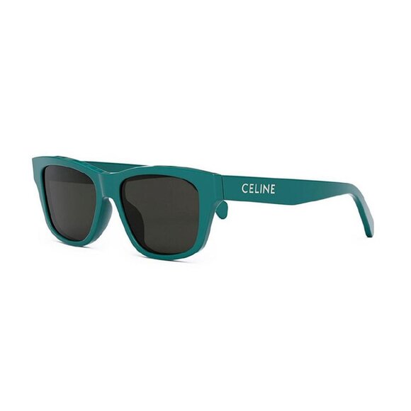 NWT SUNGLASSES CELINE UNISEX GREEN SQUARE EYEWEAR - Picture 1 of 3
